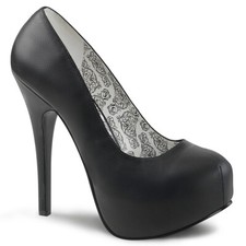 PLEASER Black Women's 5" Heel