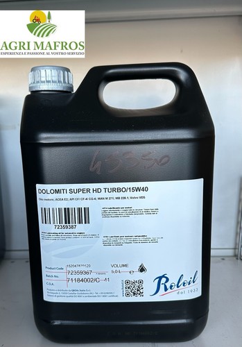 Olio motore 15w40 roloil - q8, da