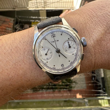 Orologio Uomo Vetta Cronografo Vintage – Valjoux 22 – Anni ‘50 – 35mm Acciaio