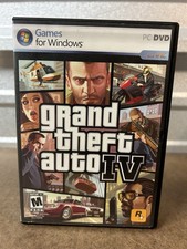 Grand Theft Auto IV PC GTA 4 Windows completo di poster e manuali
