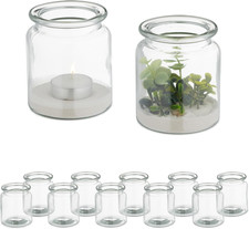 Vasetti portacandele set 12 - vasetti,