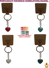 portachiavi ciondolo cuore charm borsa zaino chakra etnico reiki hippie Keychain
