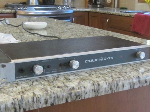 Crown amplificatore di - d-75,