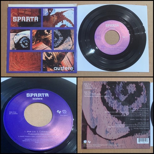 Sparta austere vinyl at the - 7", vinyl-at