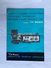 TOKAI model PW 5024 - MANUALE