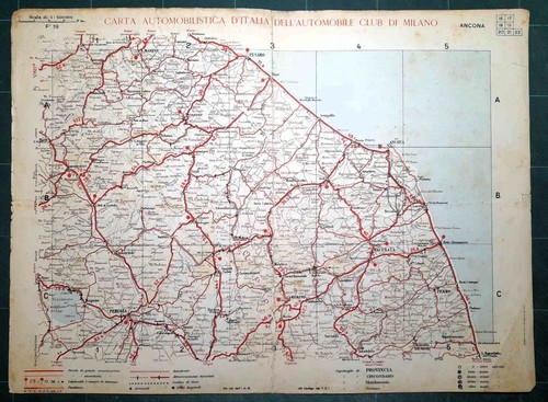 Carta geografica stradale