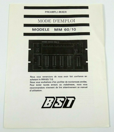 Bst 10 stereo - bst,