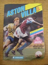 06/04/1991 Aston Villa v