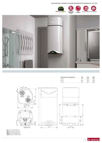 Ariston nuos evo 80l - nuos, a+