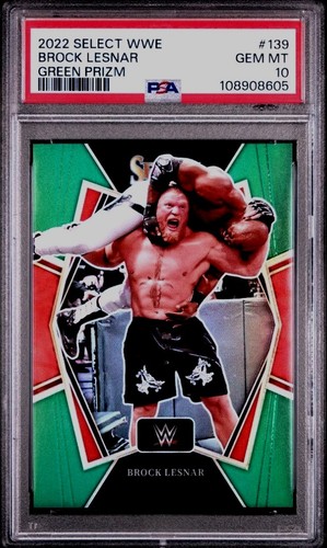 2022 panini select - wwe, brock