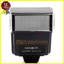 Minolta flash 2800 AF TTL per fotocamere a pellicola autofocus e manual focus.