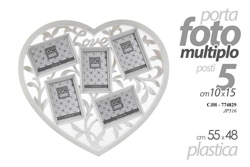 Portafoto cuore multifoto - cuore,