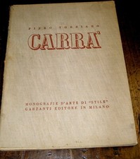 Carlo Carrà monografie d'arte