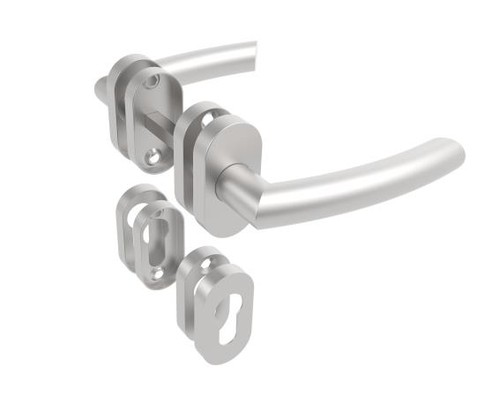 Maniglia per porta acciaio