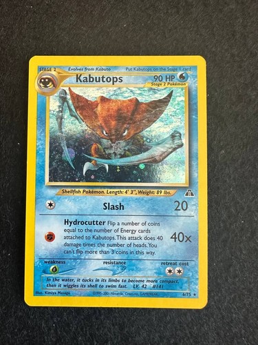 Kabutops holo neo - holo,