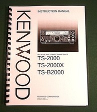 Kenwood TS-2000 Manuale di