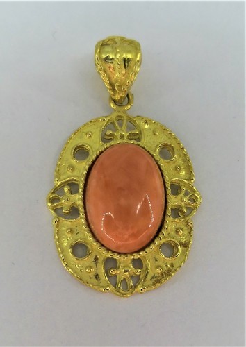 Corallo rosa pendente - corallo, ciondolo