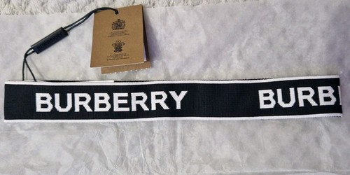 Fascia con logo burberry nera - con,