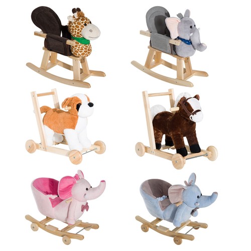 Cavallo dondolo peluche - cavallo,