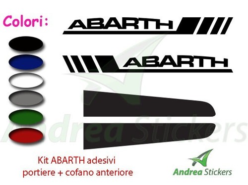 Adesivi abarth portiere - , +