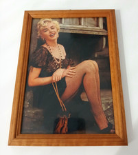 Quadro Quadretto Foto Marylin Monroe 19cm Vintage