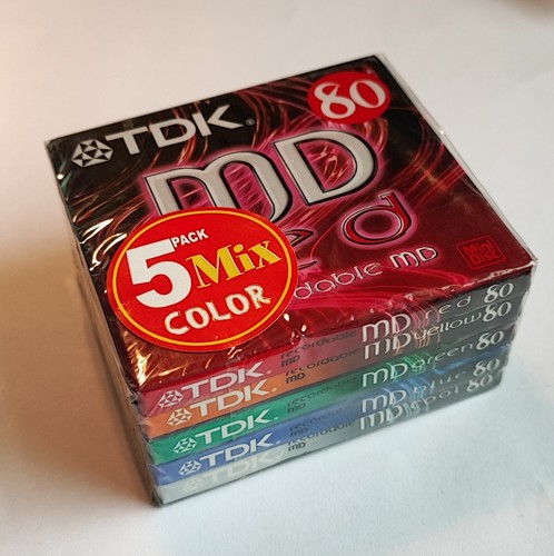 Tdk md80 confezione da 5 - |,