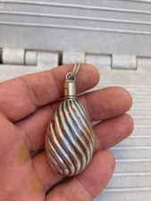 Stupendo ciondolo porta profumo in argento 800 RARE VINTAGE