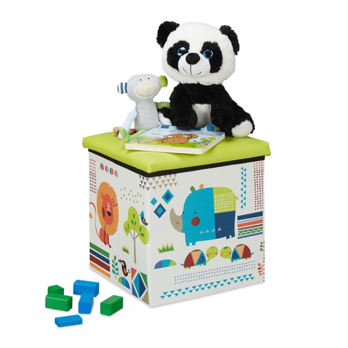 Pouf contenitore sgabello puff