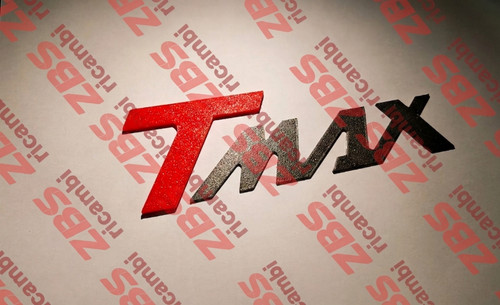 Coppia scritte tmax adesivi - scritte,