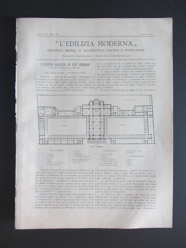 Edilizia moderna 1898 - moderna,