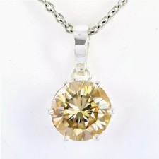 Ciondolo Diamante Champagne