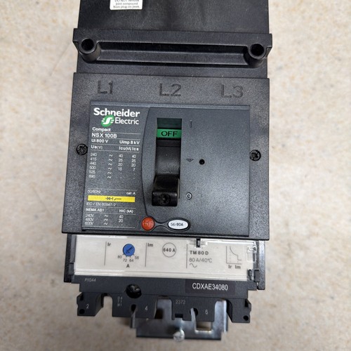 Schneider 80a interruttore - schneider,