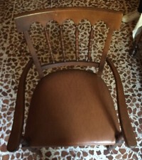 Poltroncina / Sedia In Legno