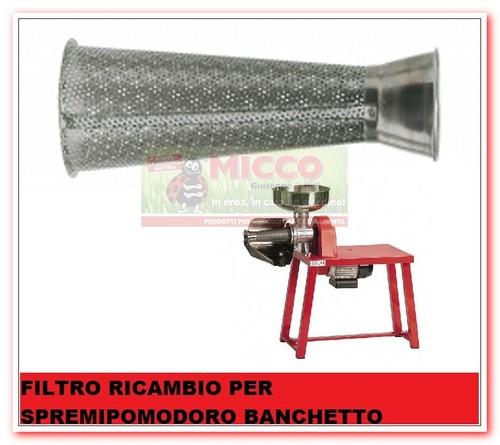 Filtro ricambio spremipomodoro - filtro,