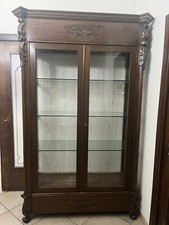 Vetrina cristalliera antica