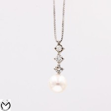 18K White Gold 750 Pearl