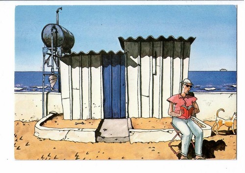 Carte postale metal - postale,