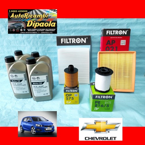 Kit tagliando chevrolet aveo - tagliando,