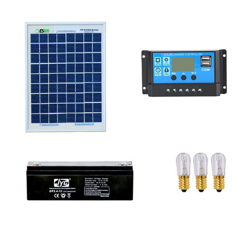 Kit votivo pannello solare - votivo,