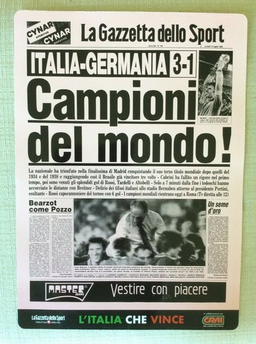 Calcio italia mondiale - calcio, 1982