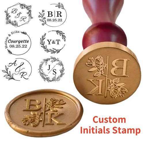 Custom initials wax seal - initials,