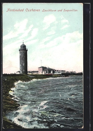 Cuxhaven faro padiglione - faro, e