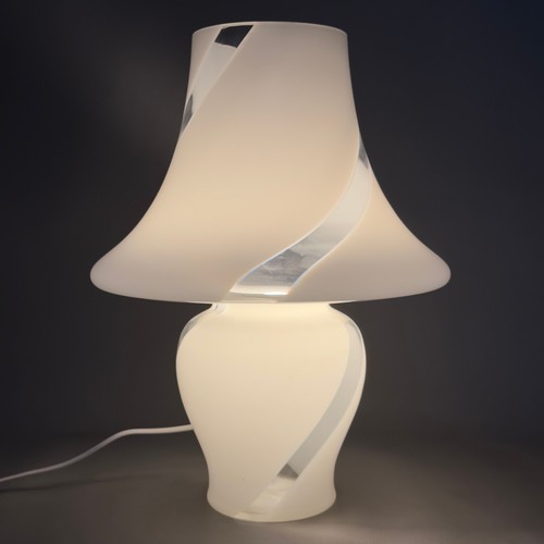 Lampada tavolo fungo vetro - lampada,