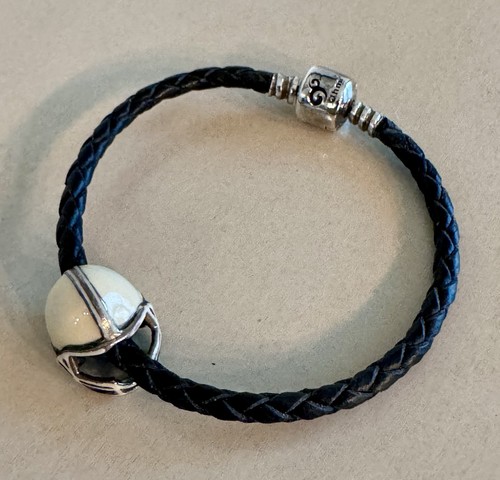 Bracciale intrecciato nero