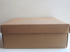 Scatola Cartone con Coperchio-Vuota 30x30x11 cm-Rigida-Box Vintage Anni '90