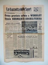 GAZZETTA DELLO SPORT 1966 CALCIO Mondiali Germania Inghilterra finale England