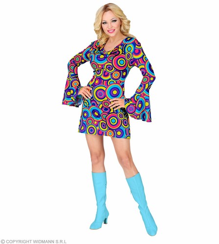 Abito groovy anni maniche a - groovy,