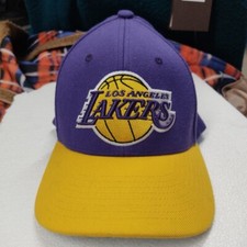 Lakers Mitchell & Ness Snap Back Cap Cappello Cappellino Giallo Viola Fiorentina