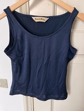 Top T-shirt Pennypull Donna S Azzurro Senza Maniche Leggero Estivo Nuovo