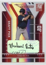 2004 Donruss Elite Extra Edition Aspirazioni Die-Cut Firme Mike Butia Auto